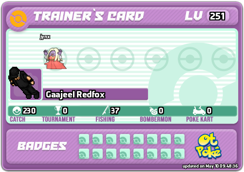 Gaajeel Redfox Card otPokemon.com