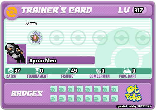 Ayron Men Card otPokemon.com