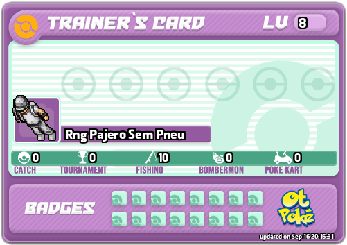 Rng Pajero Sem Pneu Card otPokemon.com