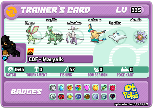 COF - Maryalk Card otPokemon.com