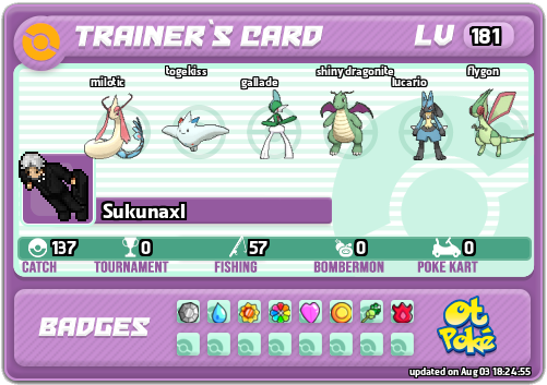Sukunaxl Card otPokemon.com