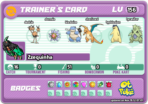 Zzequinha Card otPokemon.com