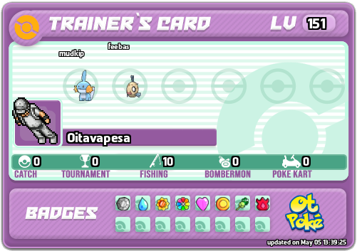 Oitavapesa Card otPokemon.com