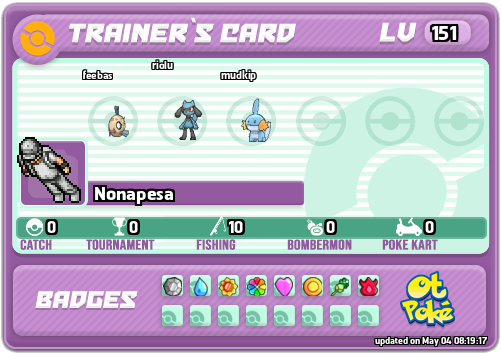 Nonapesa Card otPokemon.com
