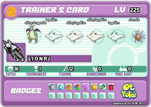 L I O N RJ Card otPokemon.com