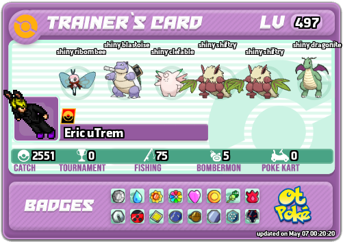 Eric uTrem Card otPokemon.com