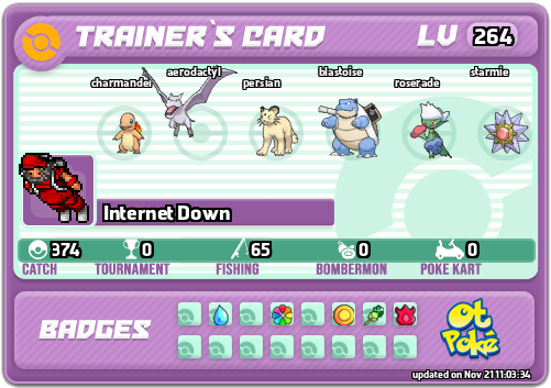 Internet Down Card otPokemon.com