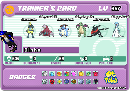 D i n h o Card otPokemon.com