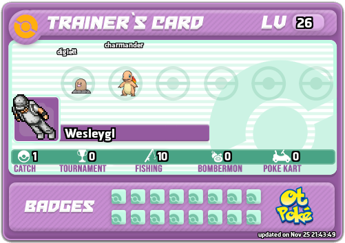 Wesleygl Card otPokemon.com