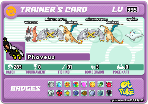 P h o v e u s Card otPokemon.com