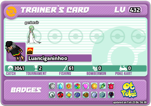 Luanciganinhoo Card otPokemon.com