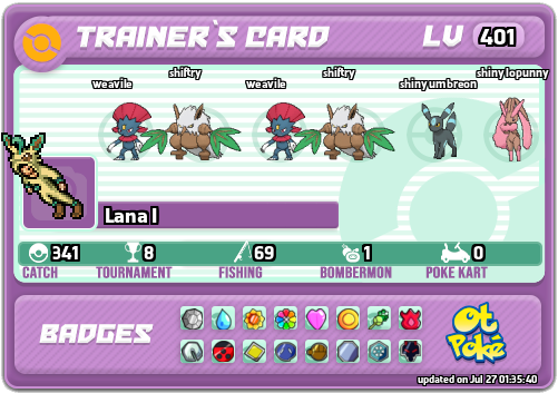 Lana I Card otPokemon.com