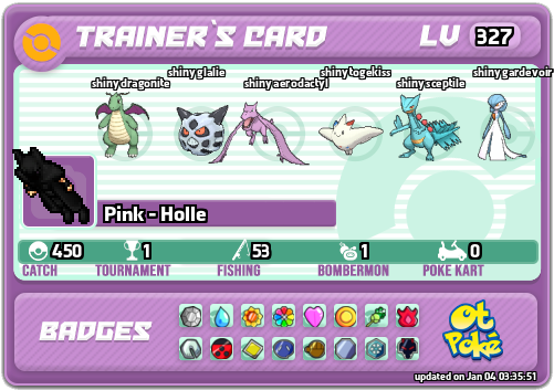 Pink - Holle Card otPokemon.com