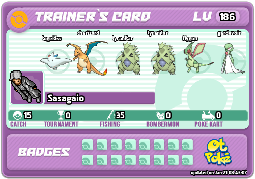 Sasagaio Card otPokemon.com