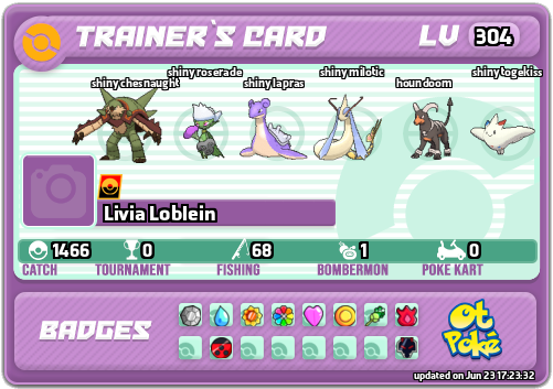 Livia Loblein Card otPokemon.com