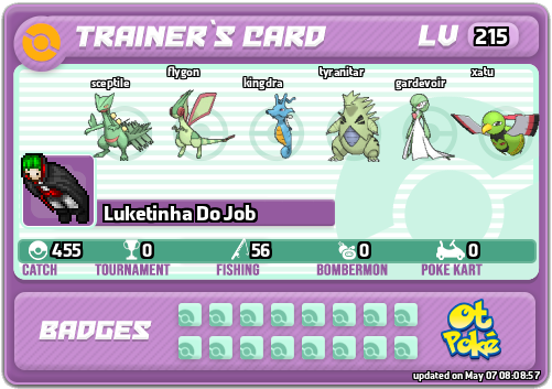 Luketinha Do Job Card otPokemon.com