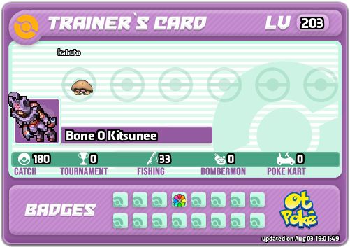 Bone O Kitsunee Card otPokemon.com