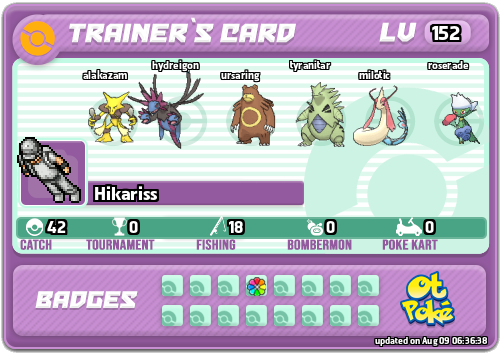 Hikariss Card otPokemon.com