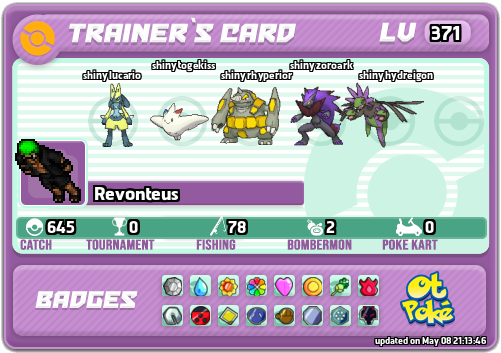Revonteus Card otPokemon.com