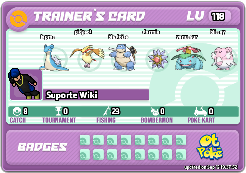 Suporte Wiki Card otPokemon.com