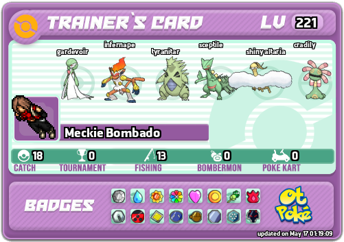 Meckie Bombado Card otPokemon.com