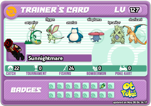 Sunnightmare Card otPokemon.com