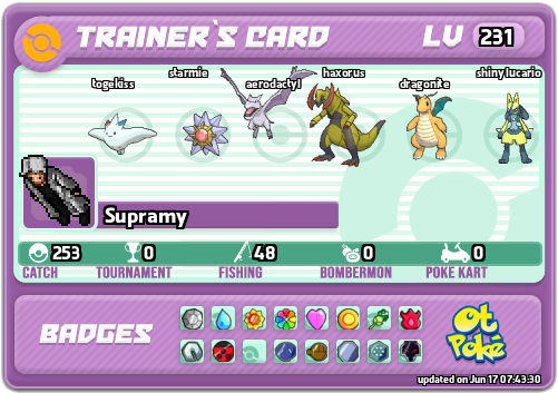 Supramy Card otPokemon.com
