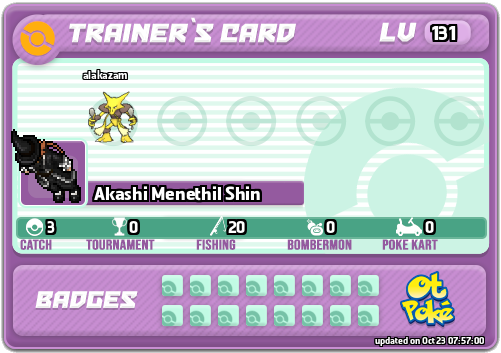 Akashi Menethil Shin Card otPokemon.com
