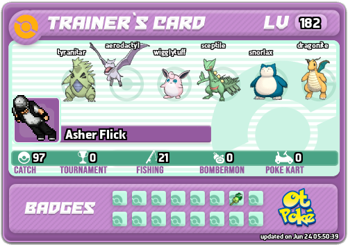 Asher Flick Card otPokemon.com