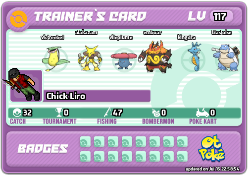 Chick Liro Card otPokemon.com