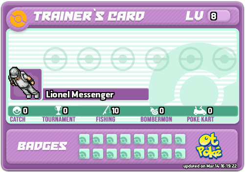 Lionel Messenger Card otPokemon.com