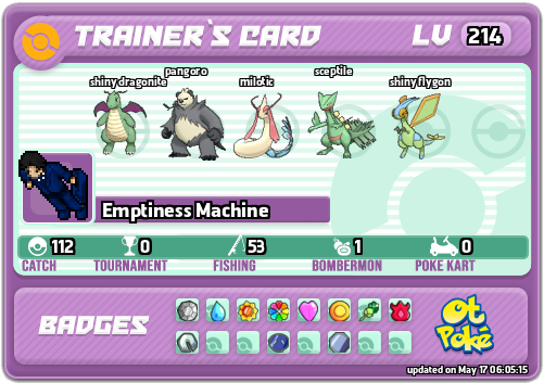 Emptiness Machine Card otPokemon.com