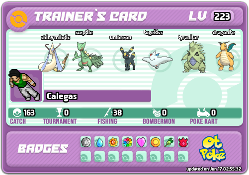 Calegas Card otPokemon.com