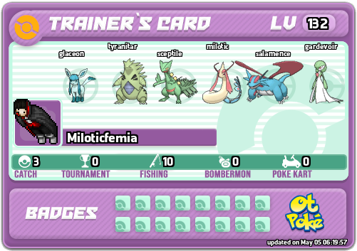 Miloticfemia Card otPokemon.com
