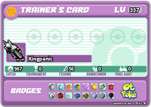 Kingpanic Card otPokemon.com