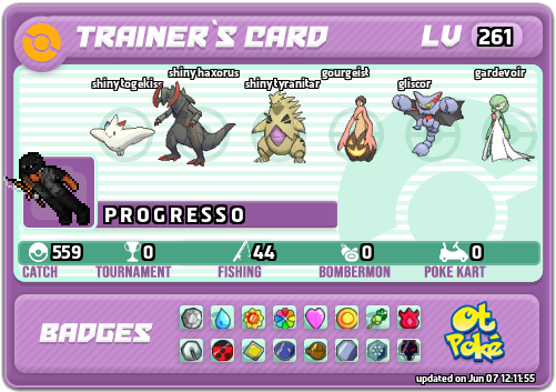 P R O G R E S S O Card otPokemon.com