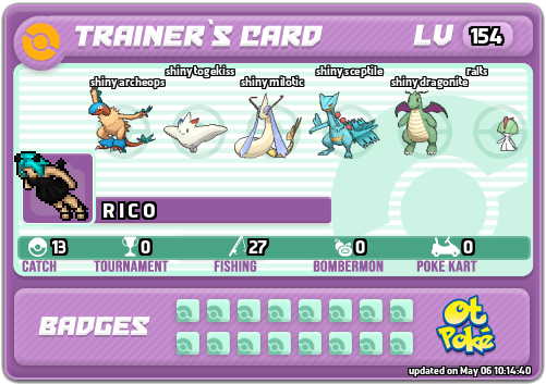R I C O Card otPokemon.com