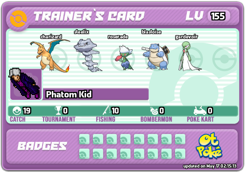 Phatom Kid Card otPokemon.com