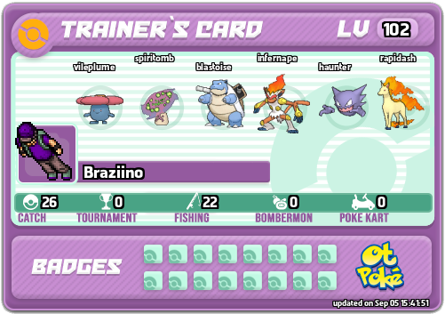 Braziino Card otPokemon.com