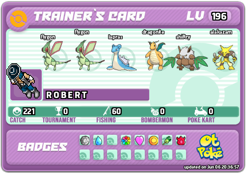 R O B E R T Card otPokemon.com