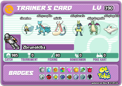 Zbrunoklbz Card otPokemon.com