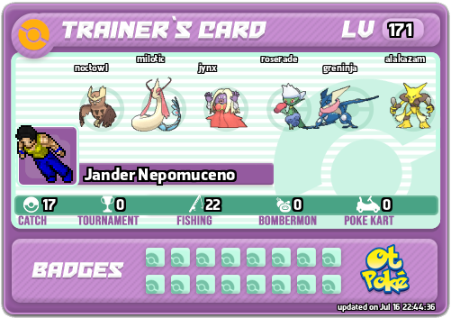 Jander Nepomuceno Card otPokemon.com