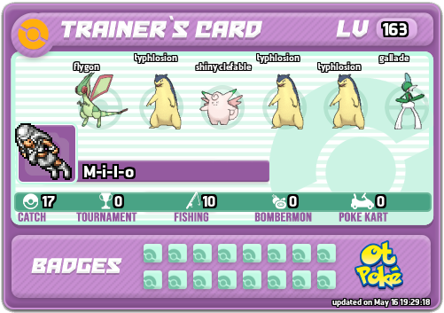 M-i-l-o Card otPokemon.com