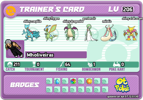 Mholiveiras Card otPokemon.com