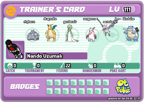 Nando Uzumak Card otPokemon.com