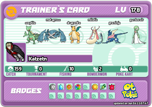 Katzetn Card otPokemon.com