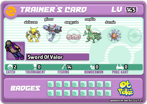 Sword Of Valor Card otPokemon.com