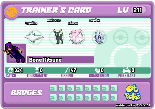 Bone Kitsune Card otPokemon.com