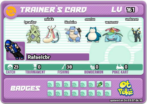 Rafaelcbr Card otPokemon.com