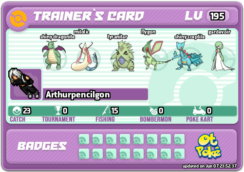 Arthurpencilgon Card otPokemon.com
